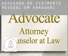 Advogado de ferimento pessoal em  Araguari