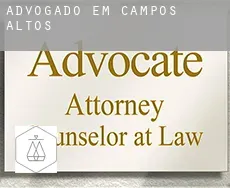 Advogado em  Campos Altos