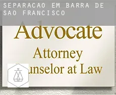Separação em  Barra de São Francisco