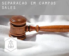 Separação em  Campos Sales