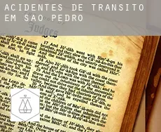 Acidentes de trânsito em  São Pedro
