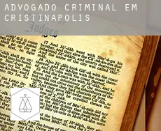 Advogado criminal em  Cristinápolis