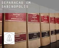Separação em  Sabinópolis