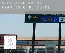 Separação em  São Francisco do Conde
