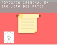 Advogado criminal em  São João dos Patos
