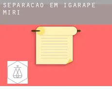 Separação em Igarapé-Miri