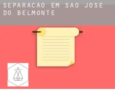 Separação em  São José do Belmonte